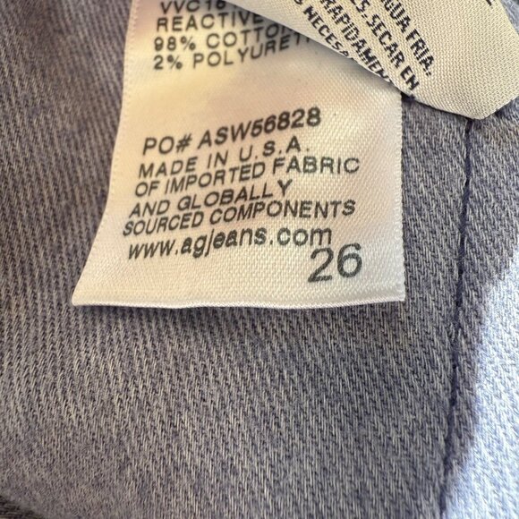AG Jeans Caden Blue Patterned Tailored Trouser Pant Size 26 NWT - Picture 5 of 7
